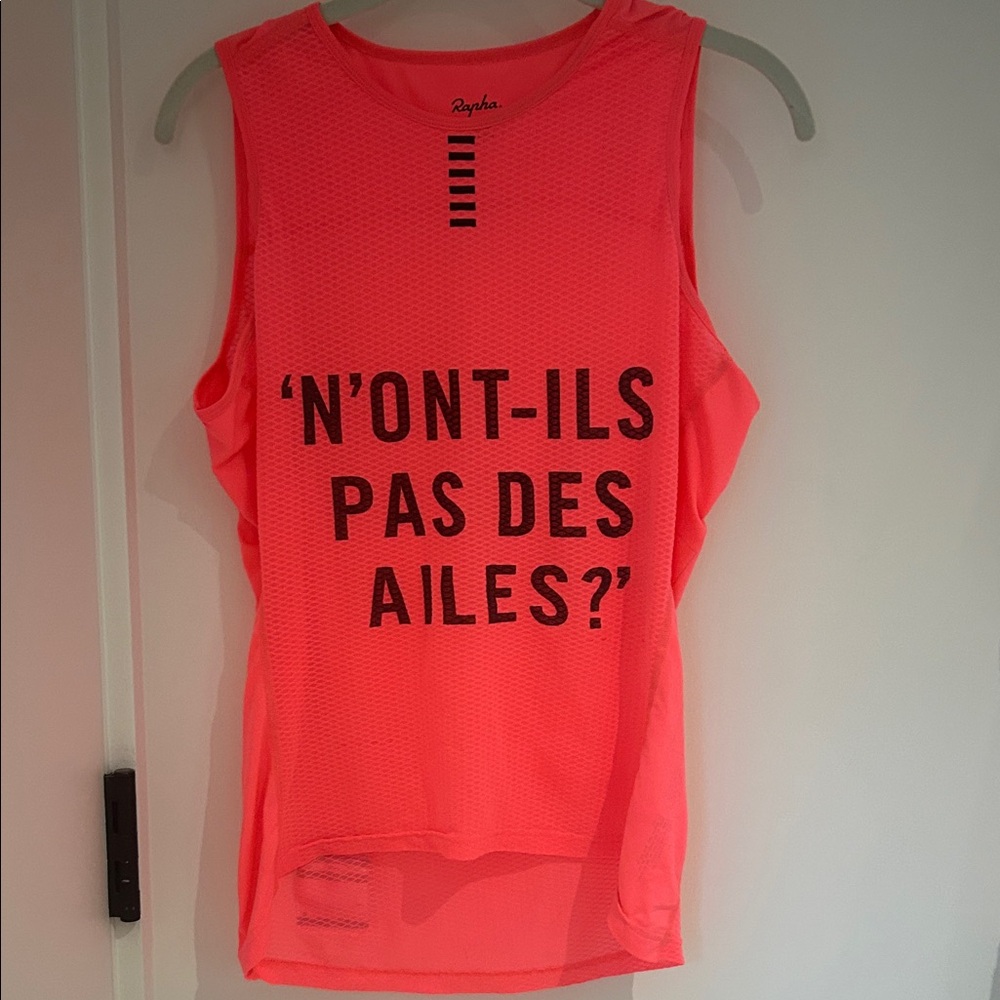 Rapha base layer  Pink Sleeveless size medium